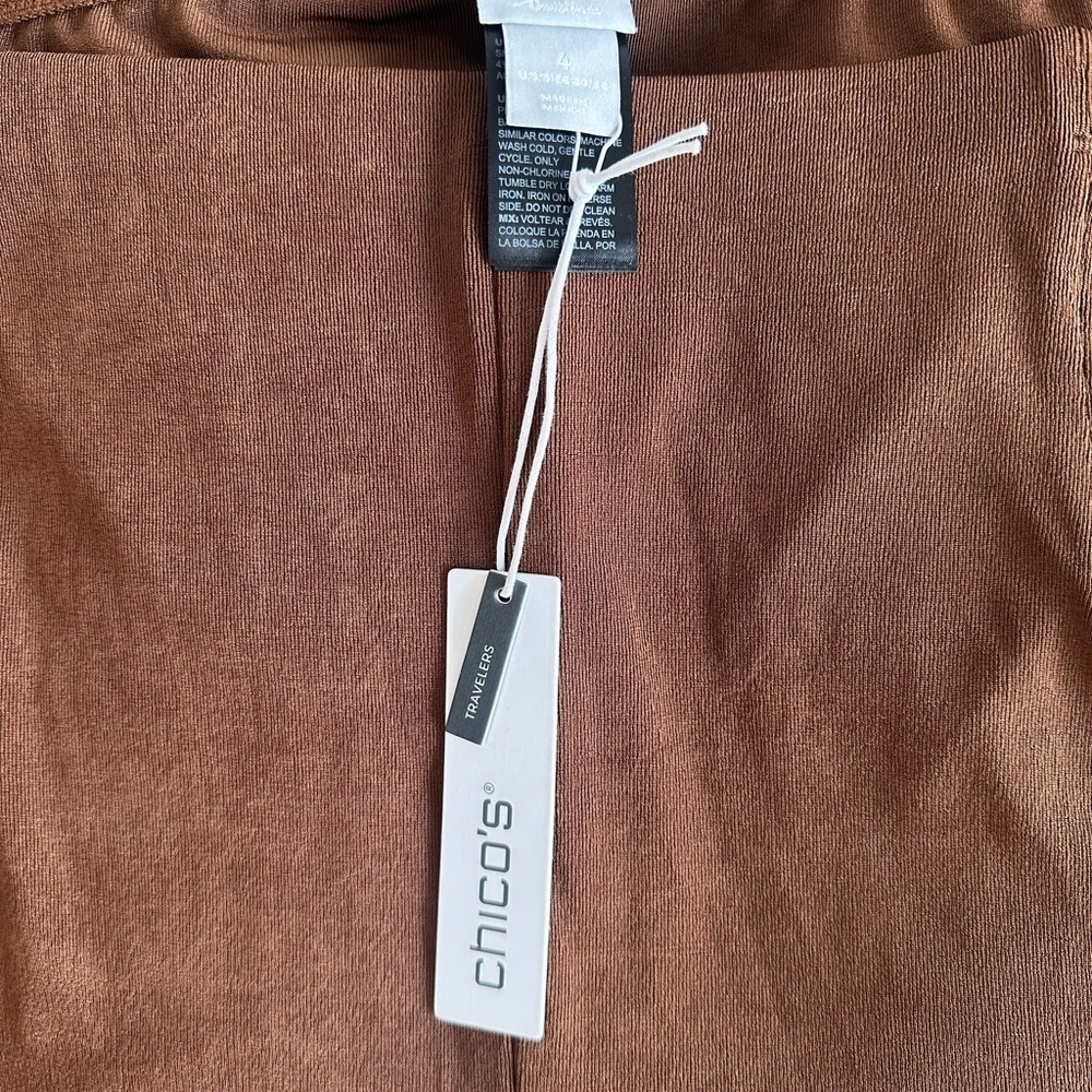 Chico's Rich Brown Pants - Picture 4 of 9